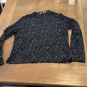 Reitmans Black and White Patterned Blouse